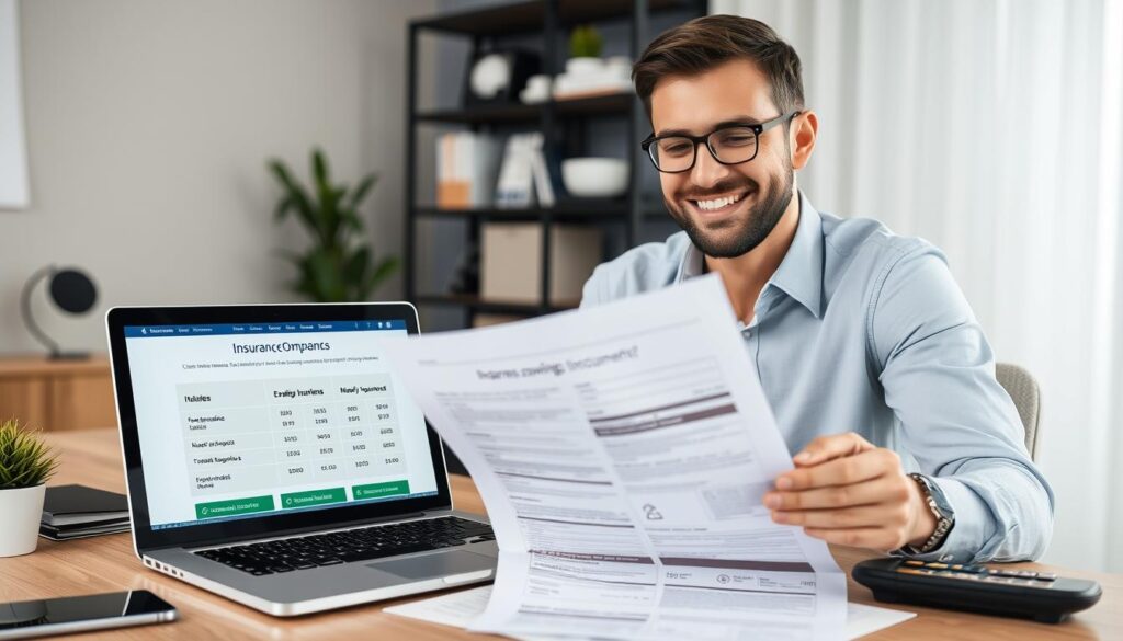 Business owner implementing strategies to save on million dollar business insurance policy