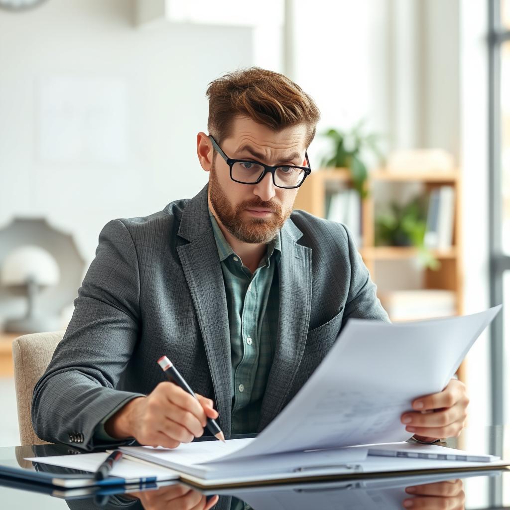 Business owner reviewing claims history affecting million dollar insurance quotes