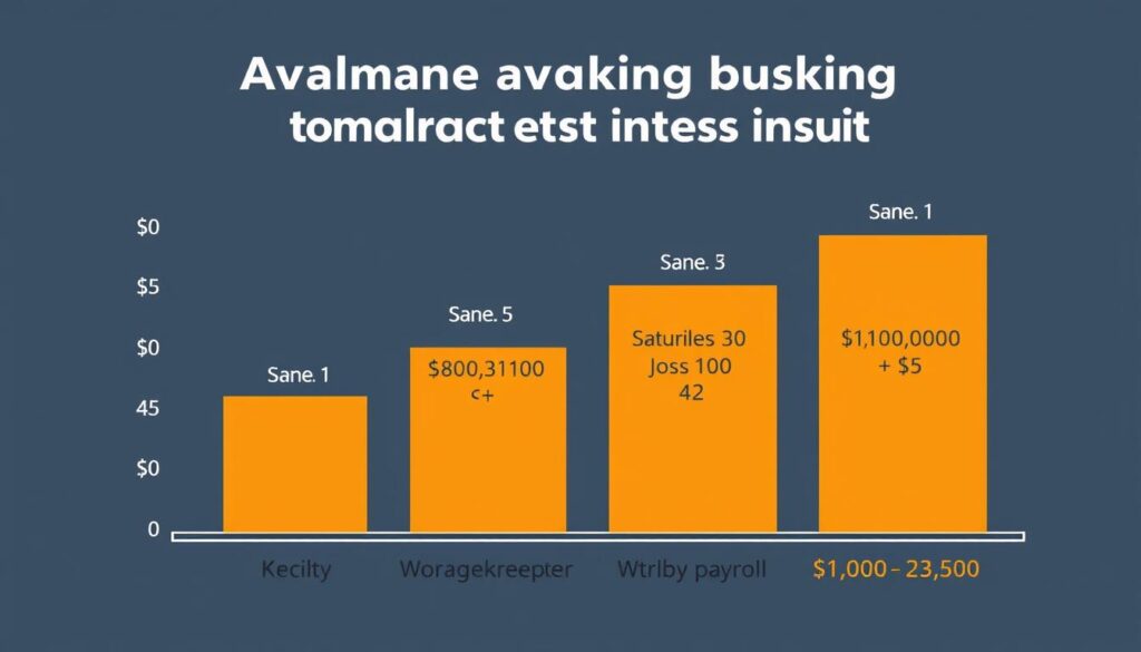 Chart showing insurance cost for parking lot business by coverage type Chart showing insurance cost for parking lot business by coverage type