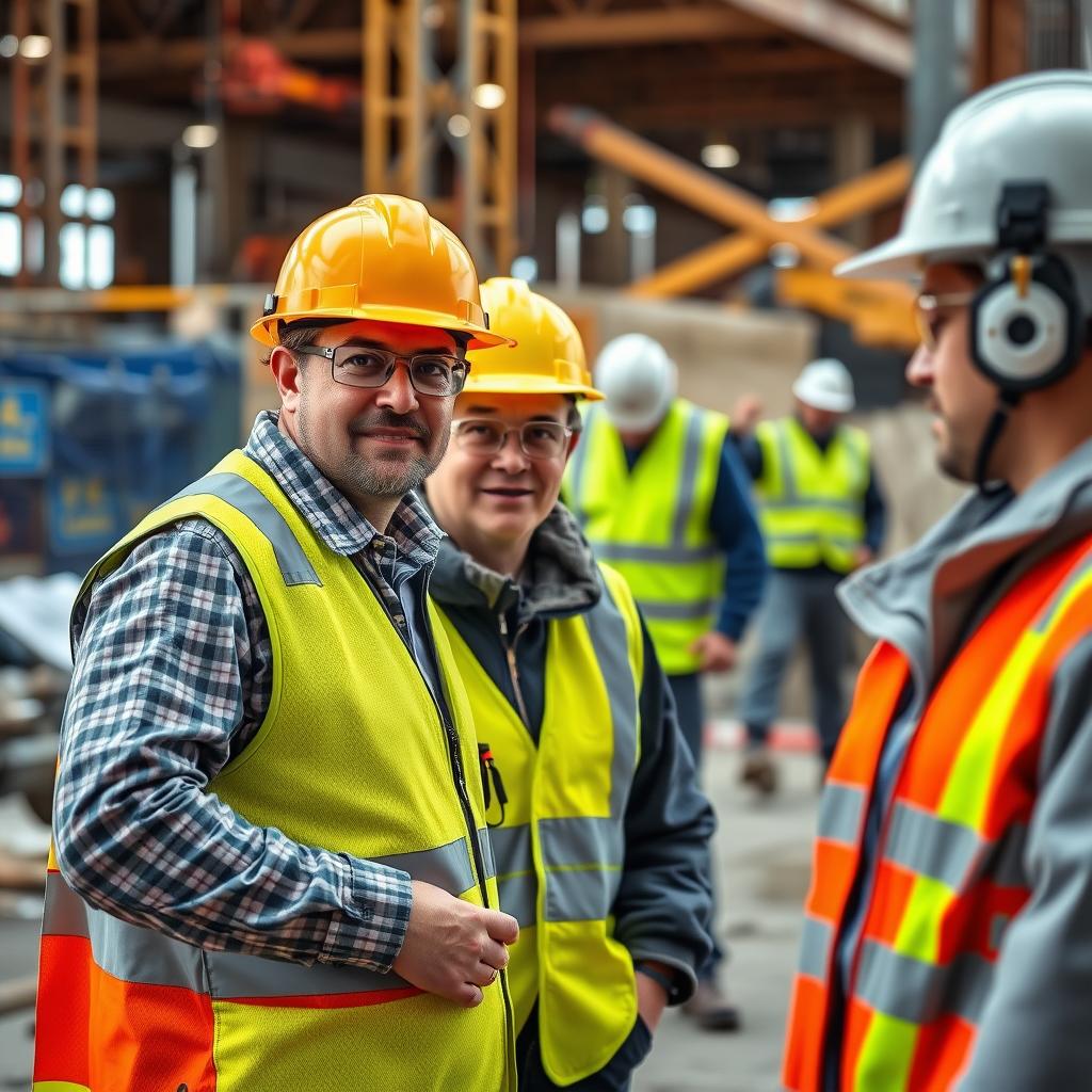 Construction workers with million dollar business insurance coverage