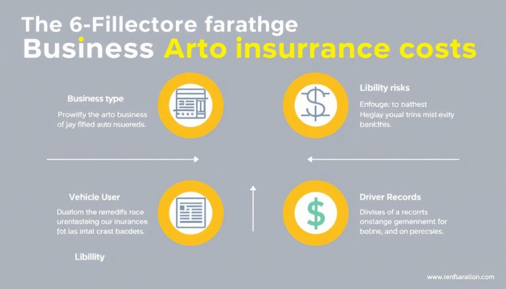 Cost factors affecting business car insurance rates