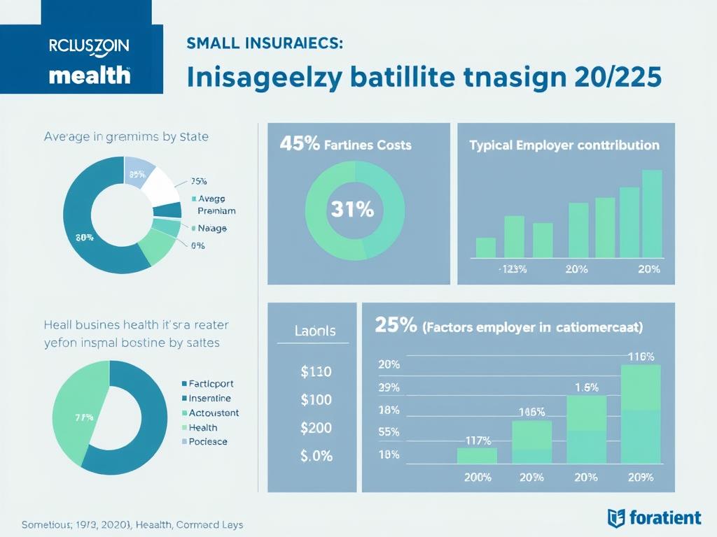 Small business health insurance cost breakdown showing premium factors and employer contributions Small business health insurance cost breakdown showing premium factors and employer contributions
